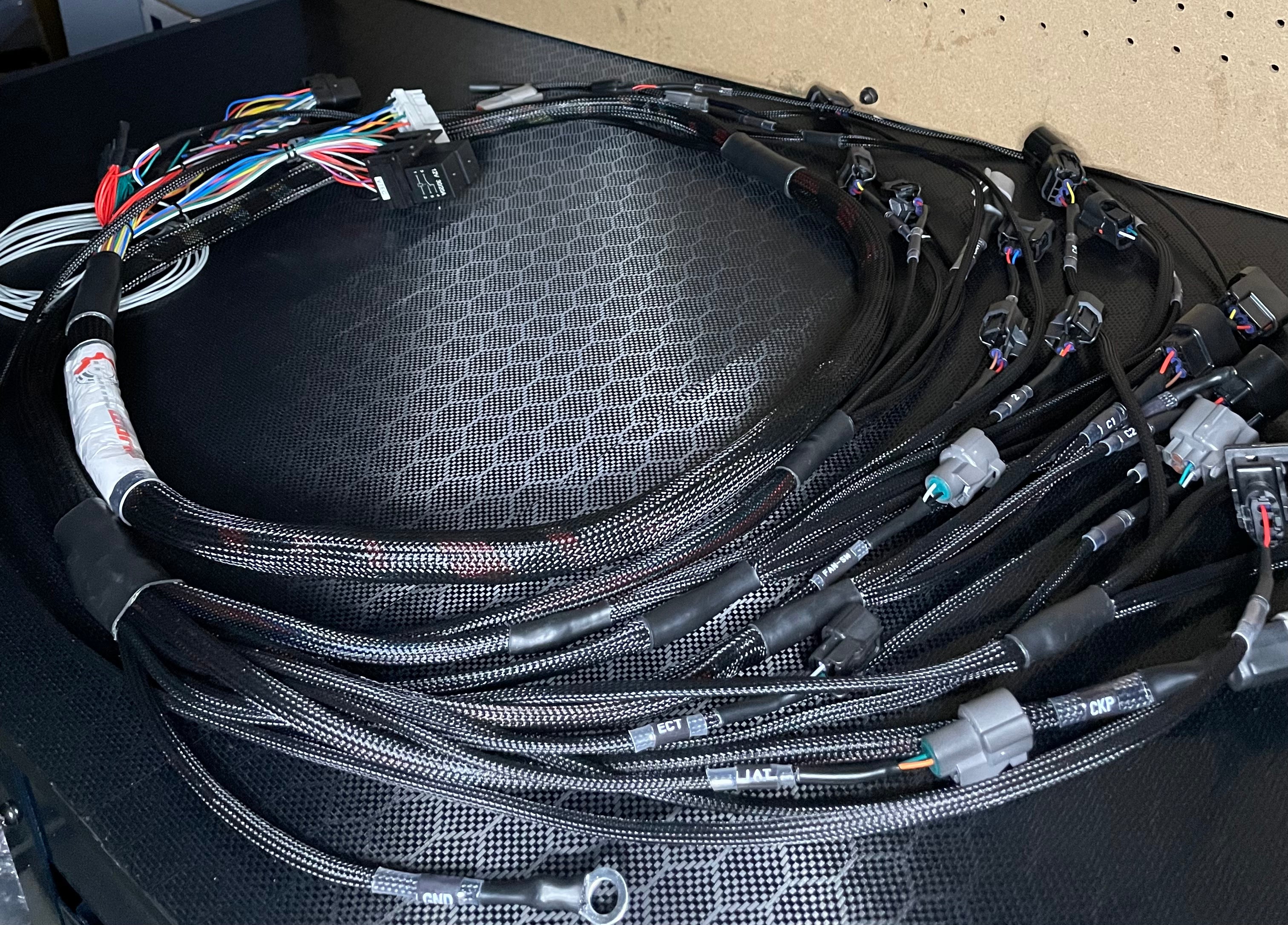 J Series Haltech Elite 750 Swap tucked harness