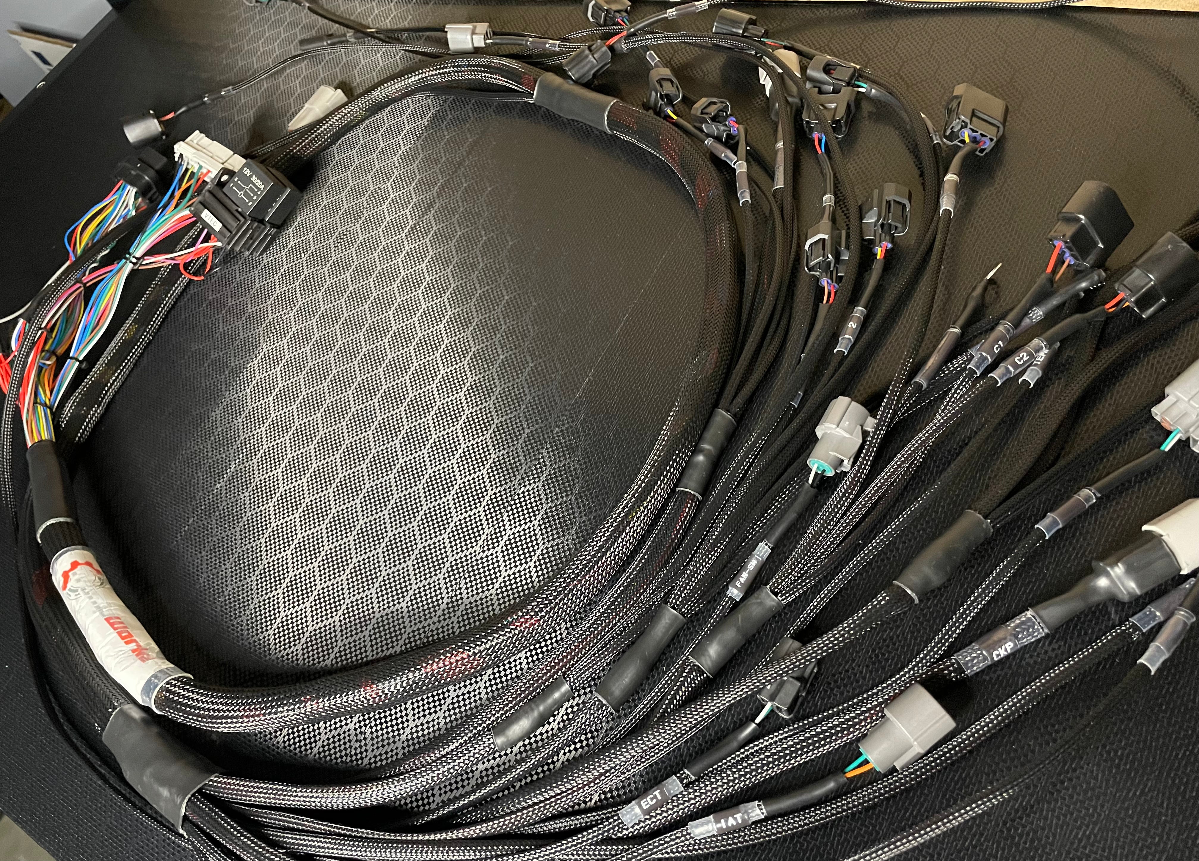 J Series Haltech Elite 750 Swap tucked harness
