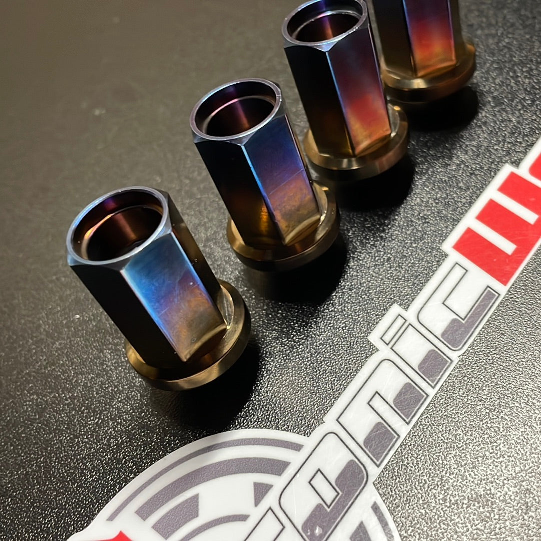 Titanium Lug Nut Open Ended  M12x1.25/1.5