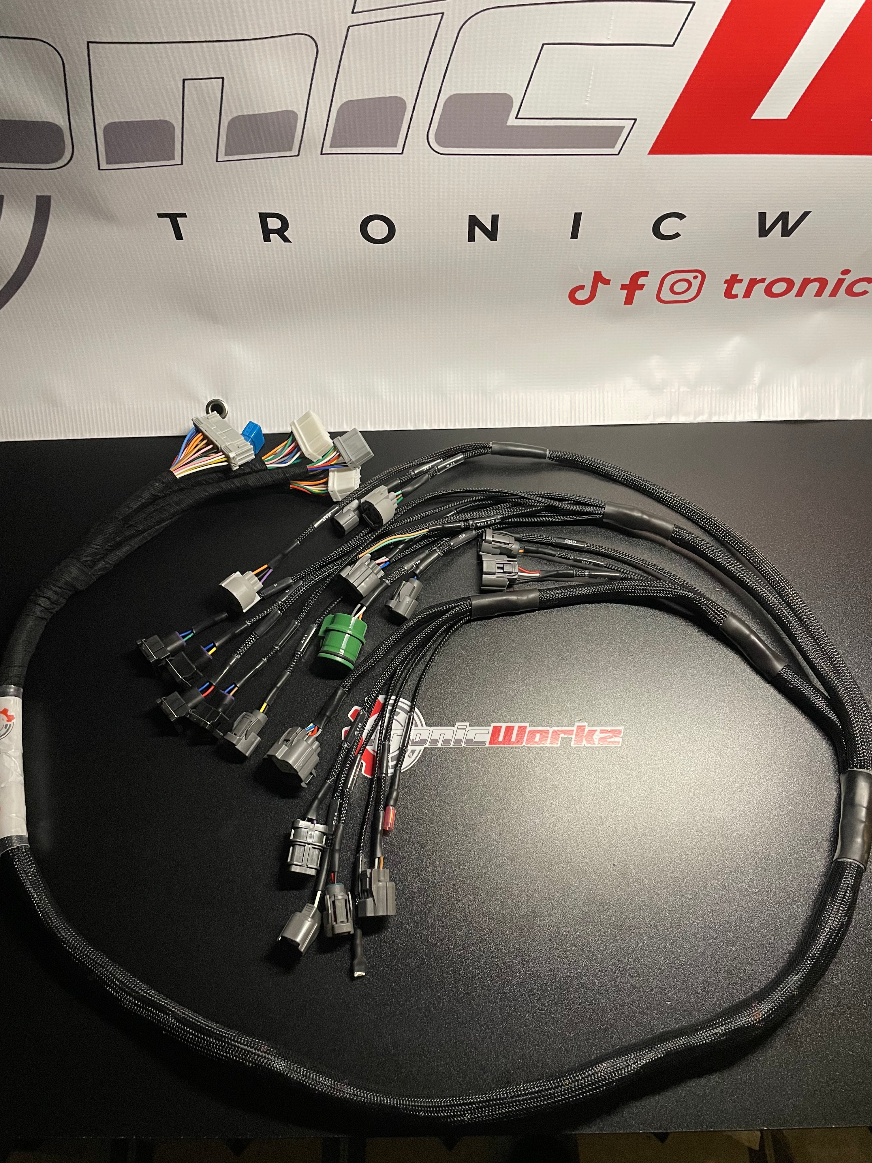 H Series Tucked Engine Harness Kit For Honda Acura EK EG Civic Integra DC2 CRX